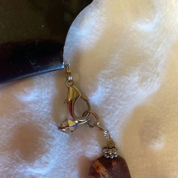 Multi Color Stone And Bead Boho Bracelet with Clasp - Picture 7 of 7